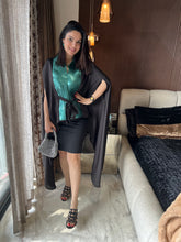 Wired Cape top with skirt